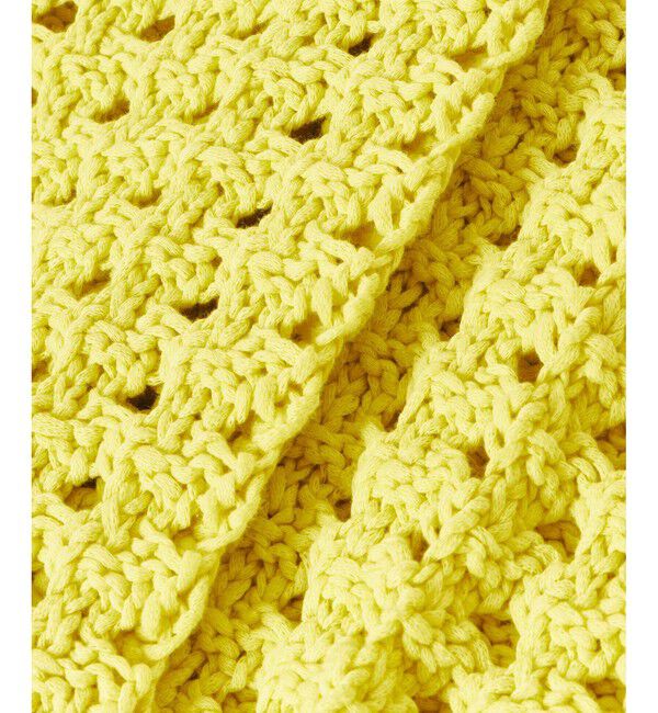 allureville「コットンリリーメッシュプルオーバー」|ニット・セーター|