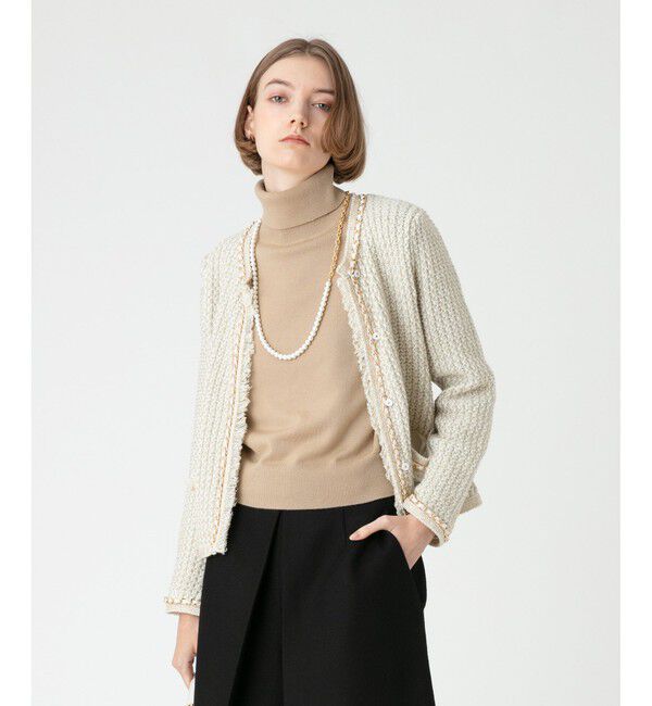 LOULOU WILLOUGHBY「【LOULOU WILLOUGHBY】コンパクトタートル長袖プルオーバー」|その他|ベージュ