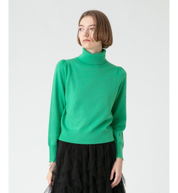 LOULOU WILLOUGHBY「【LOULOU WILLOUGHBY】コンパクトタートル長袖プルオーバー」|その他|グリーン