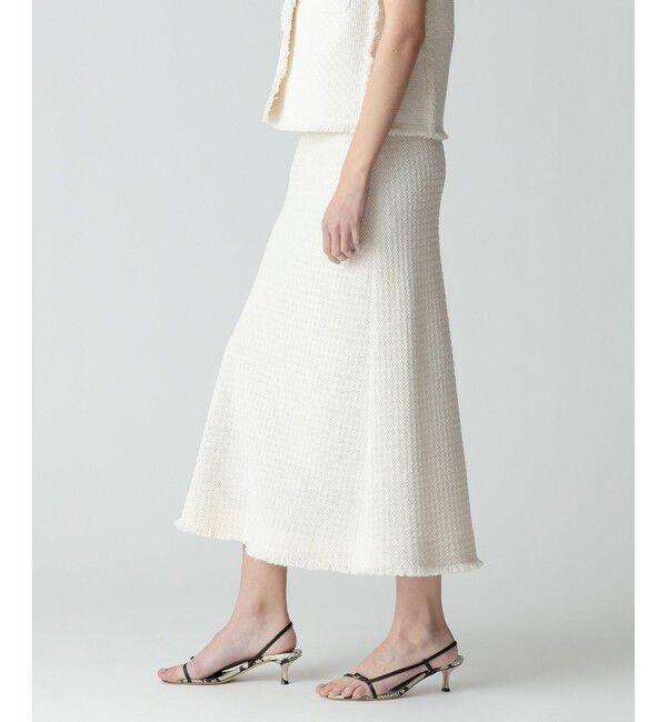 allureville「【セットアップ対応可能】ラスティックツイードスカート」|スカート|