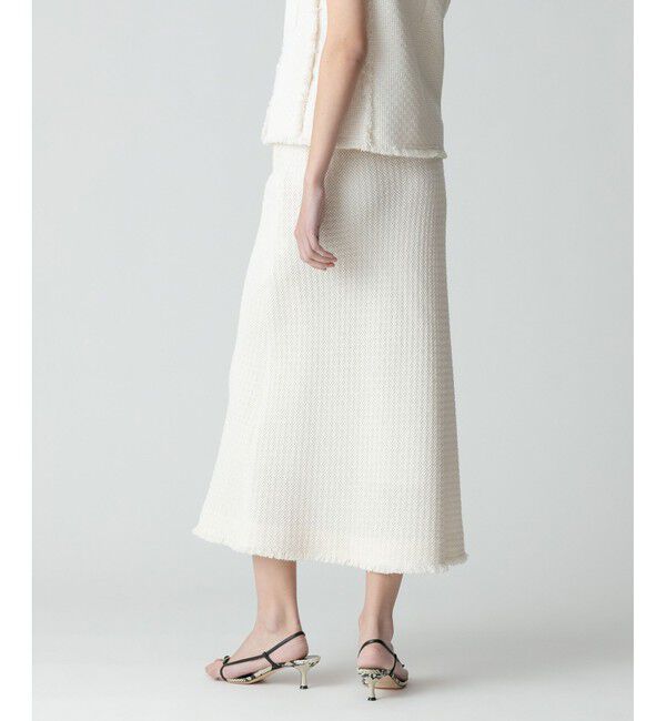 allureville「【セットアップ対応可能】ラスティックツイードスカート」|スカート|