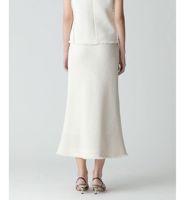 allureville「【セットアップ対応可能】ラスティックツイードスカート」|スカート|