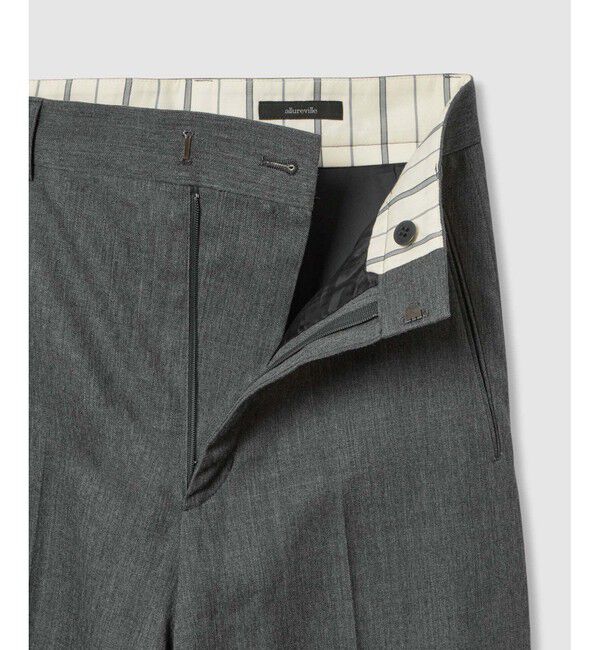 allureville「ドライウールカーブライントラウザー」|チノ|