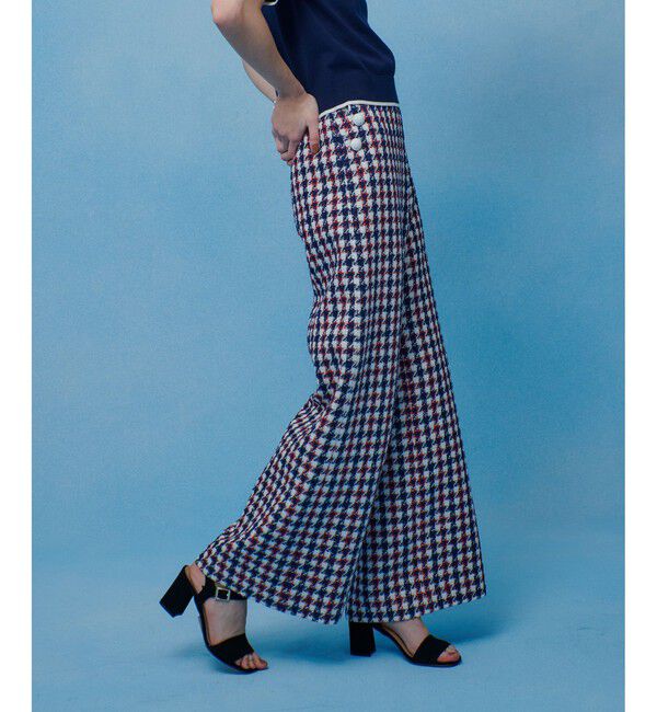 LOULOU WILLOUGHBY「【LOULOU WILLOUGHBY】トリコロールツイードマリンパンツ」|チノ|