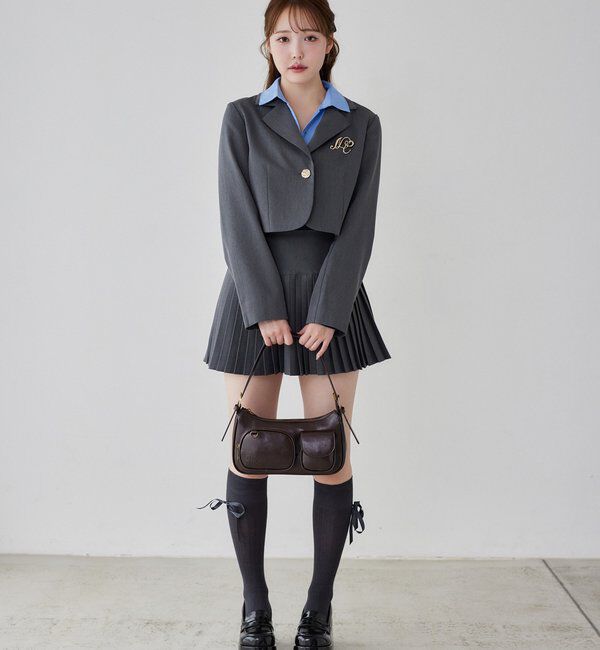  「【WEB限定リバイバル】細プリーツミニスカート」|スカート|