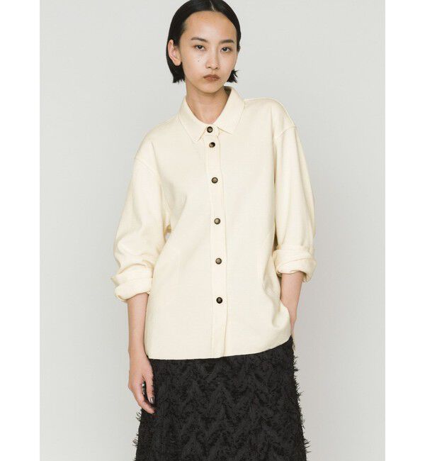 MIDIUMISOLID「MIDIUMISOLID for Ladies カットソーシャツ」|シャツ・ブラウス|