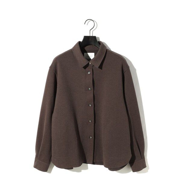 MIDIUMISOLID「MIDIUMISOLID for Ladies カットソーシャツ」|シャツ・ブラウス|ブラウン