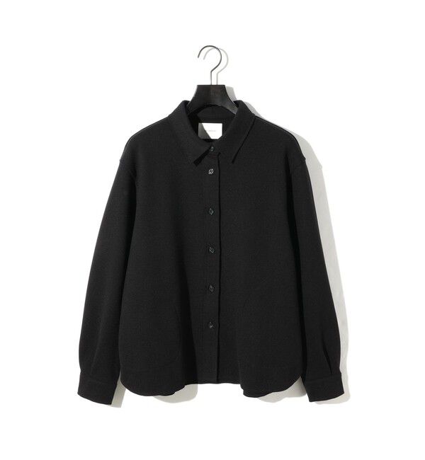 MIDIUMISOLID「MIDIUMISOLID for Ladies カットソーシャツ」|シャツ・ブラウス|ブラック