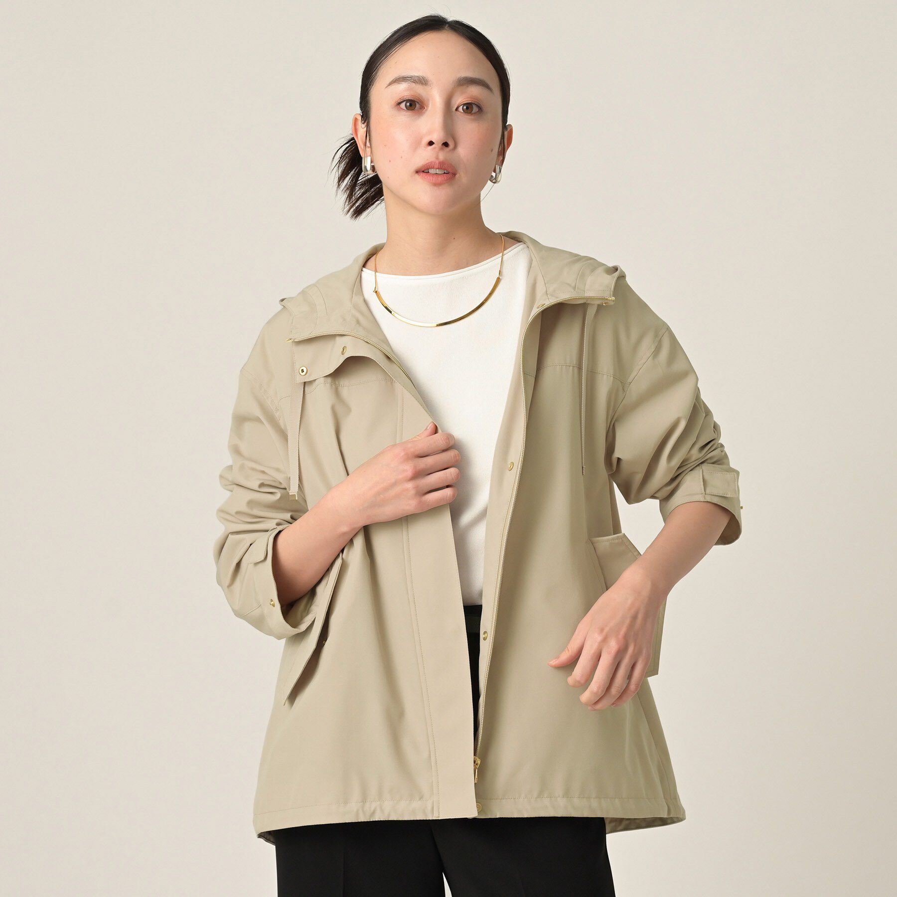 UNTITLED「【はっ水/ライトアウター】リラクシーマウンテンパーカー」|ブルゾン・スタジャン|