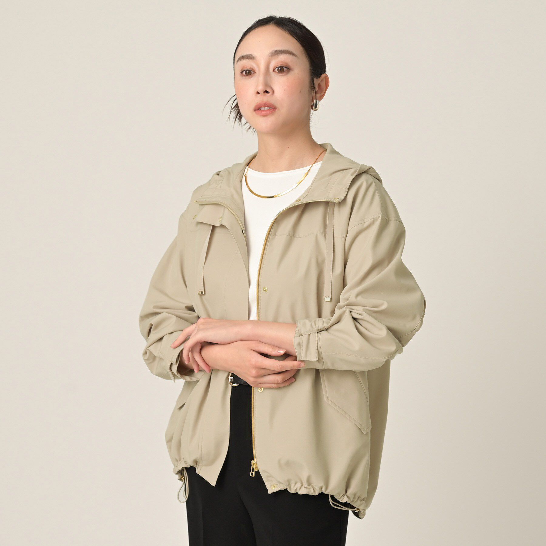 UNTITLED「【はっ水/ライトアウター】リラクシーマウンテンパーカー」|ブルゾン・スタジャン|