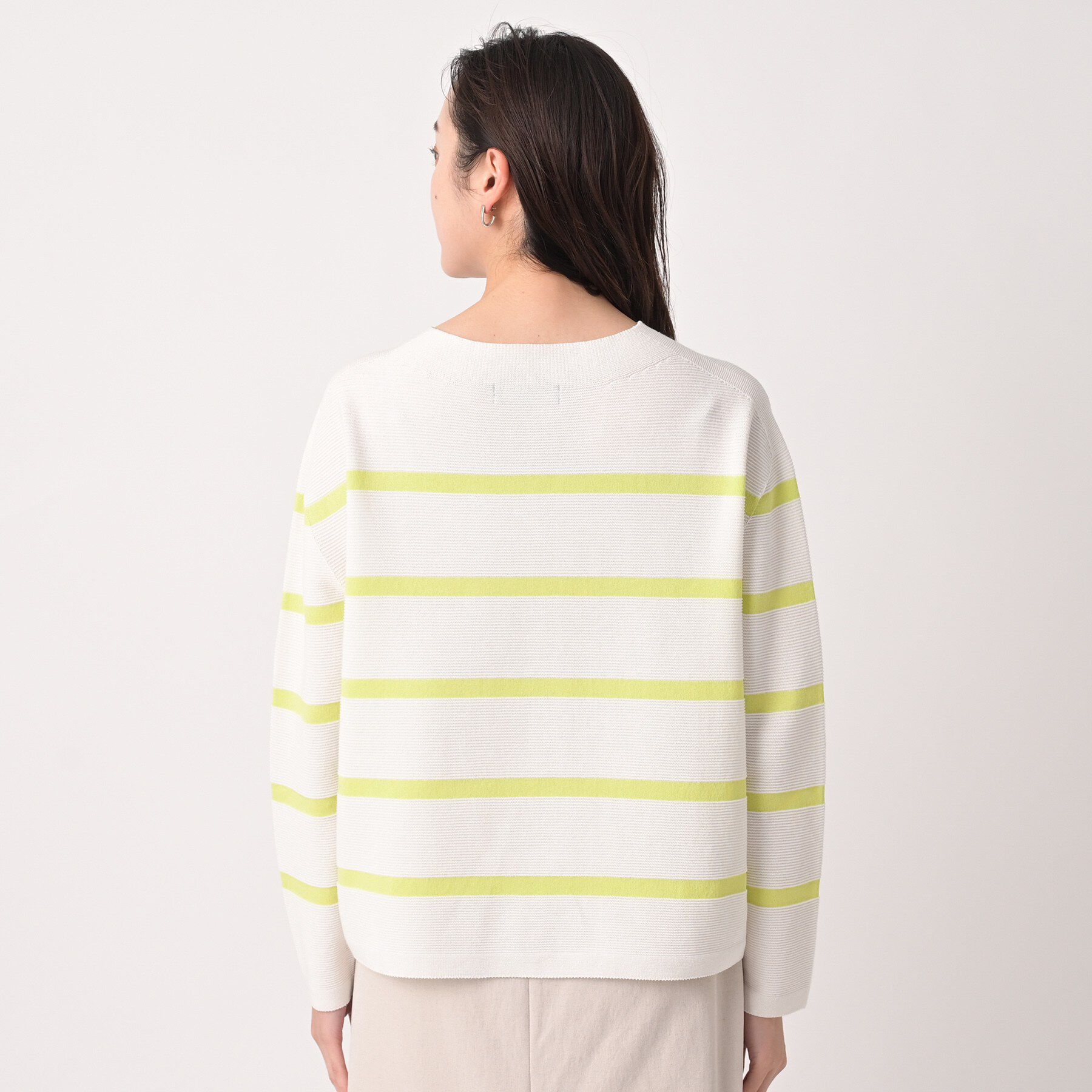 UNTITLED「【ゆったり/洗える】クロップドニットプルオーバー」|ニット・セーター|