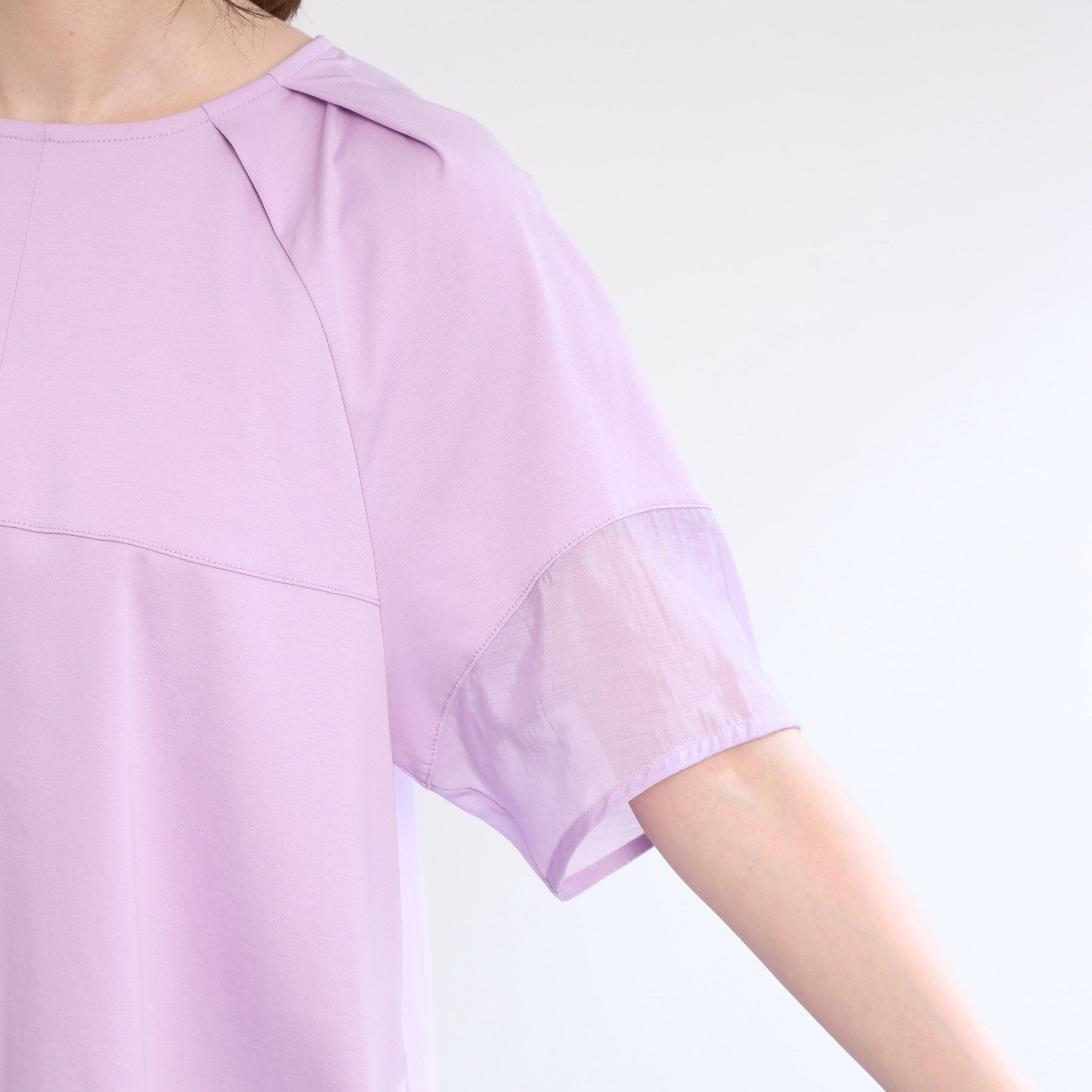 Reflect「【夏SALE／E‐QUALITY／手洗い可】シアーラグランプルオーバー」|Tシャツ・カットソー|