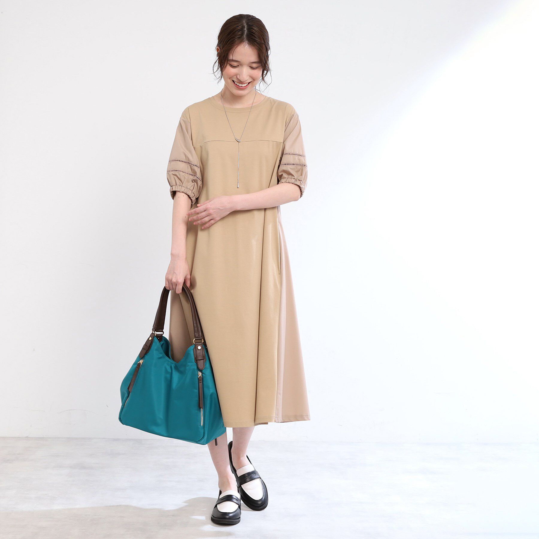 Reflect「【夏SALE／E‐QUALITY／手洗い可】リラクシーワンピース」|ワンピース|