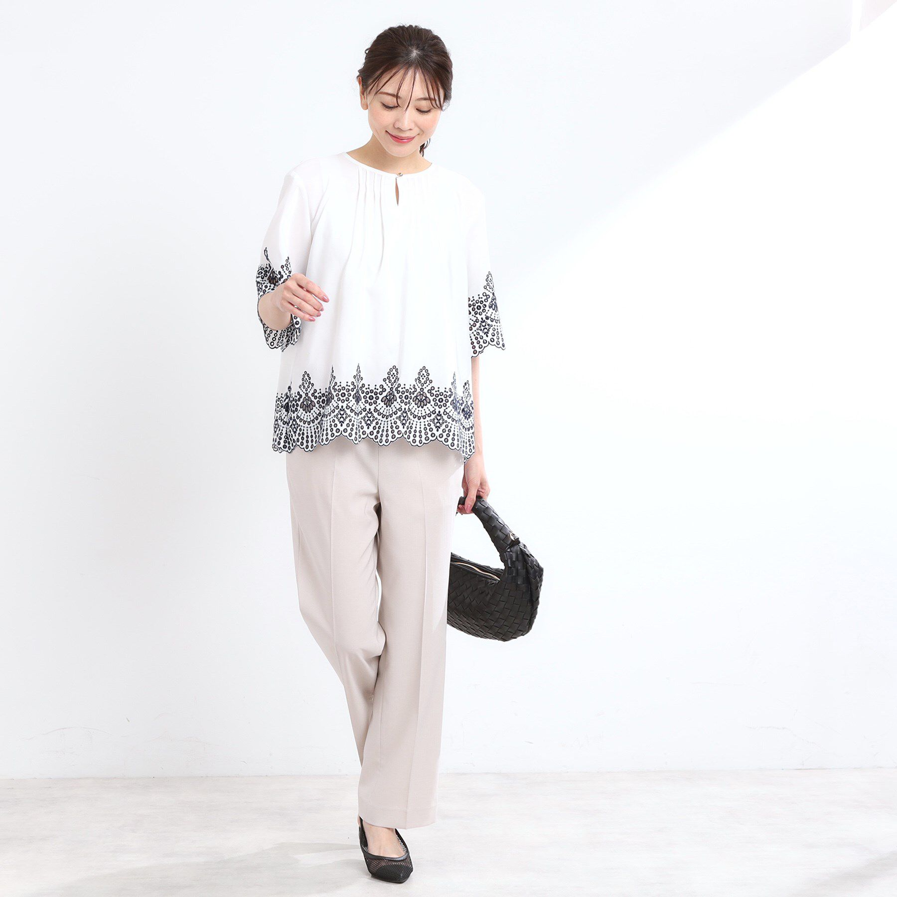 Reflect「【マシンウォッシュ可】リネンライクフレアパンツ」|その他|