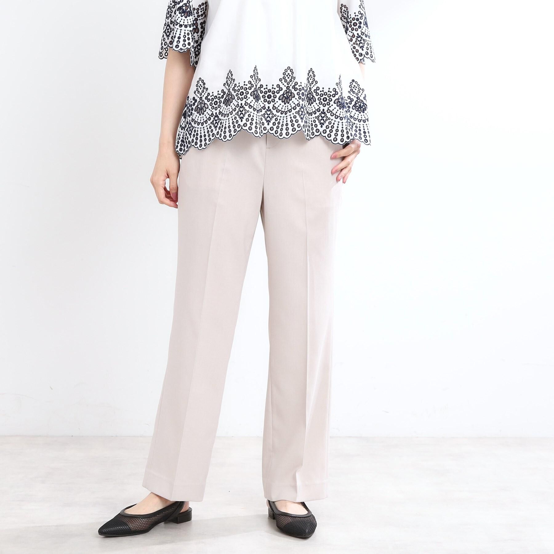 Reflect「【マシンウォッシュ可】リネンライクフレアパンツ」|その他|