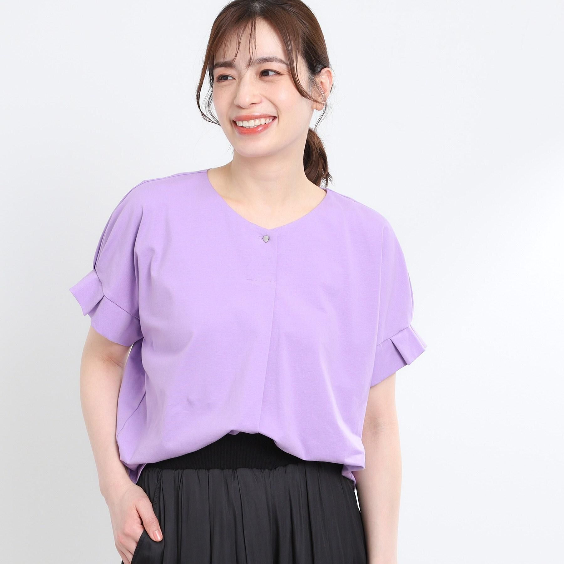 Reflect「Vネックジャージカットソー」|Tシャツ・カットソー|