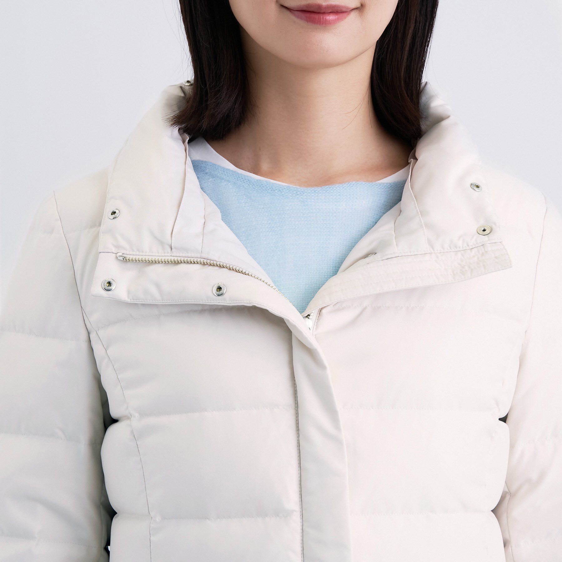 INDIVI「【名品／撥水／抗菌防臭】ショート丈リサイクルダウンコート」|ダウン|