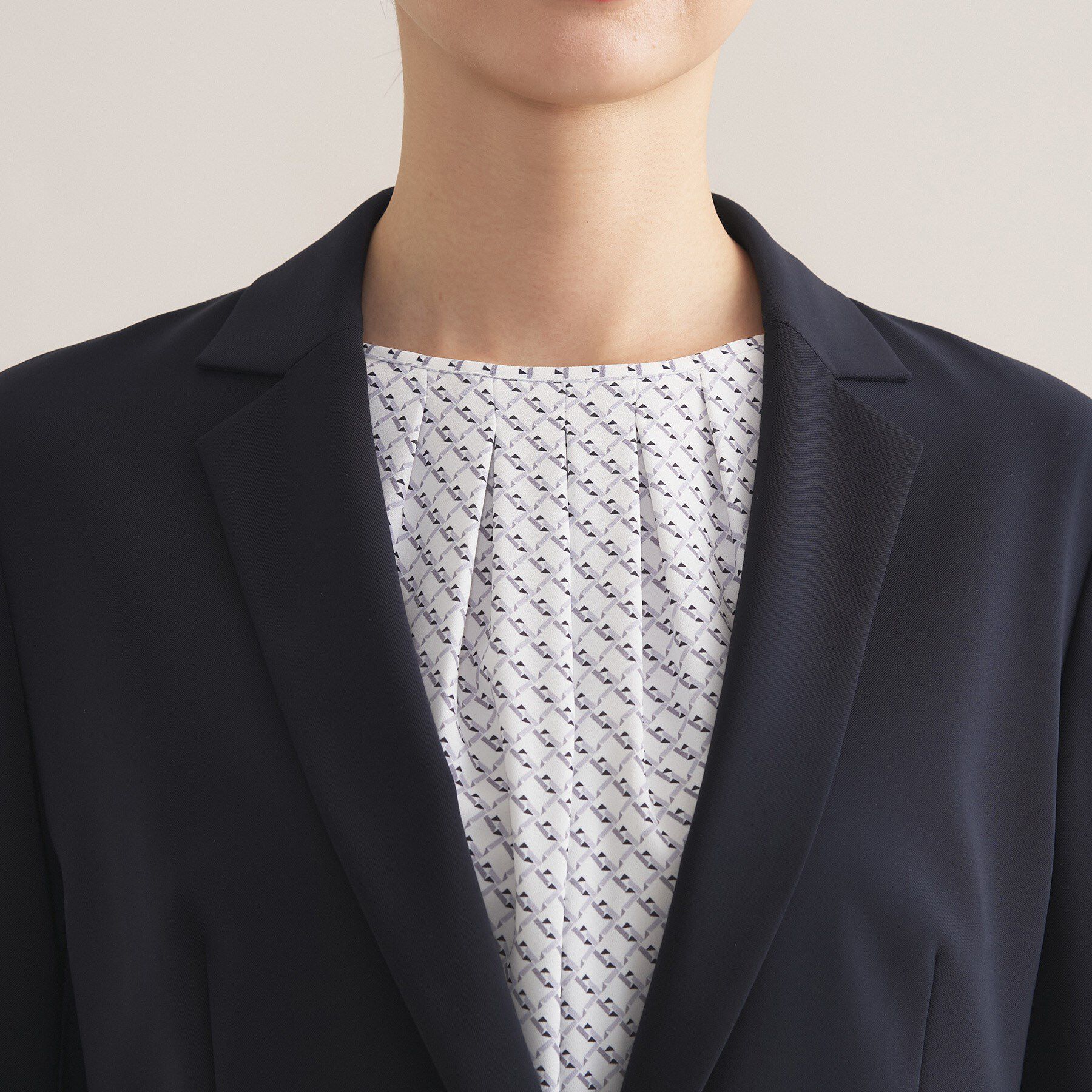 INDIVI「【通勤スーツ／洗える】ストレッチテーラードカラージャケット」|スーツ|