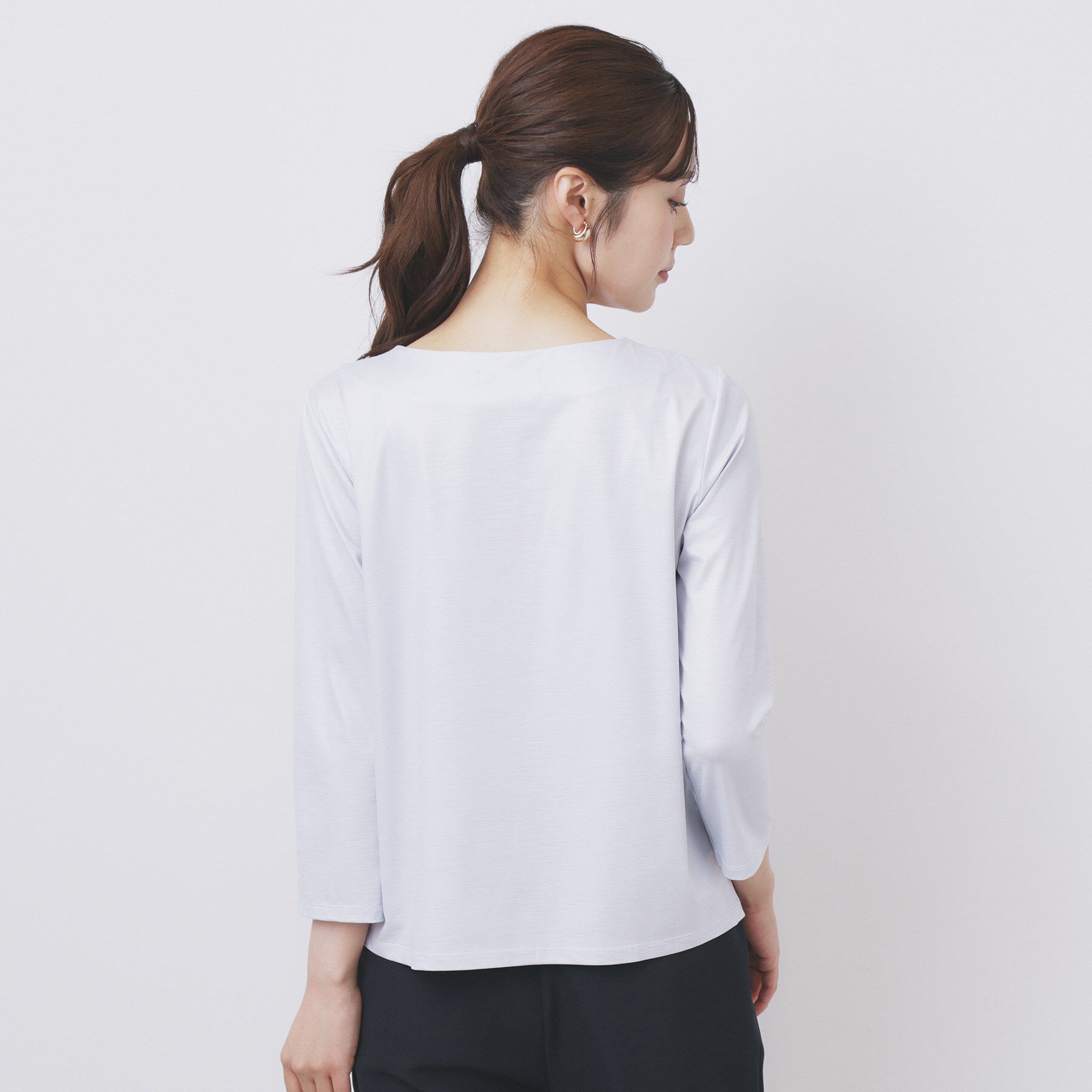 index「《S-3Lサイズ》タックビジュートップス【洗濯機洗い可】」|Tシャツ・カットソー|