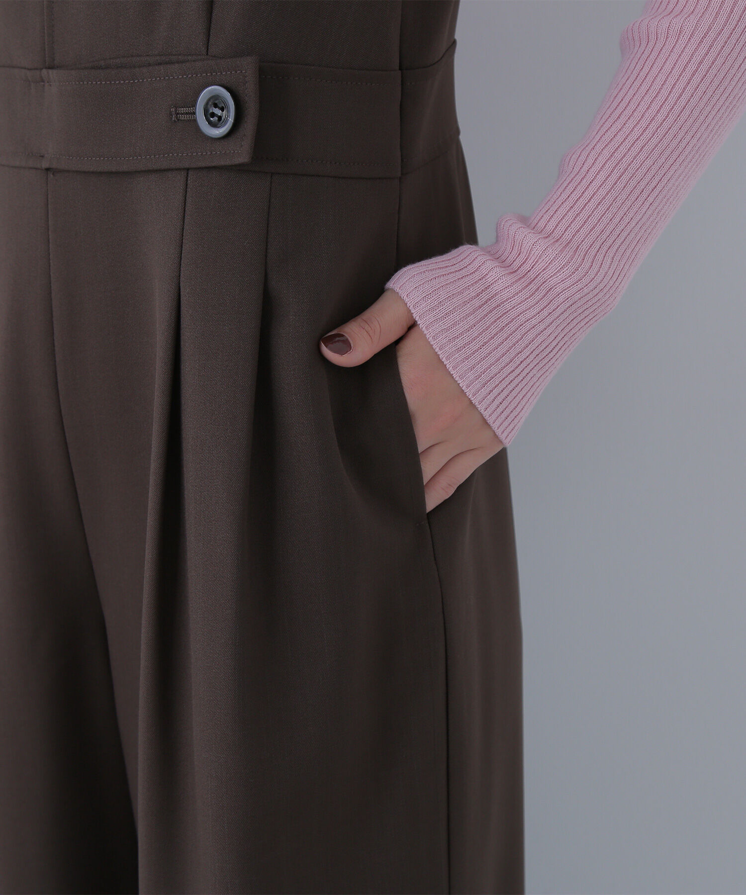  「サイドボタンキャミオールインワン」|ワンピース|