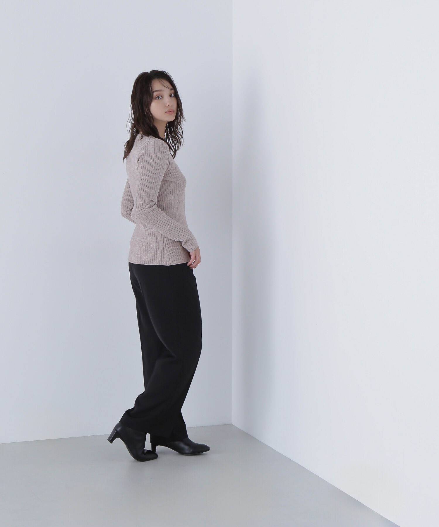  「ラメモールカーディガン」|ニット・セーター|