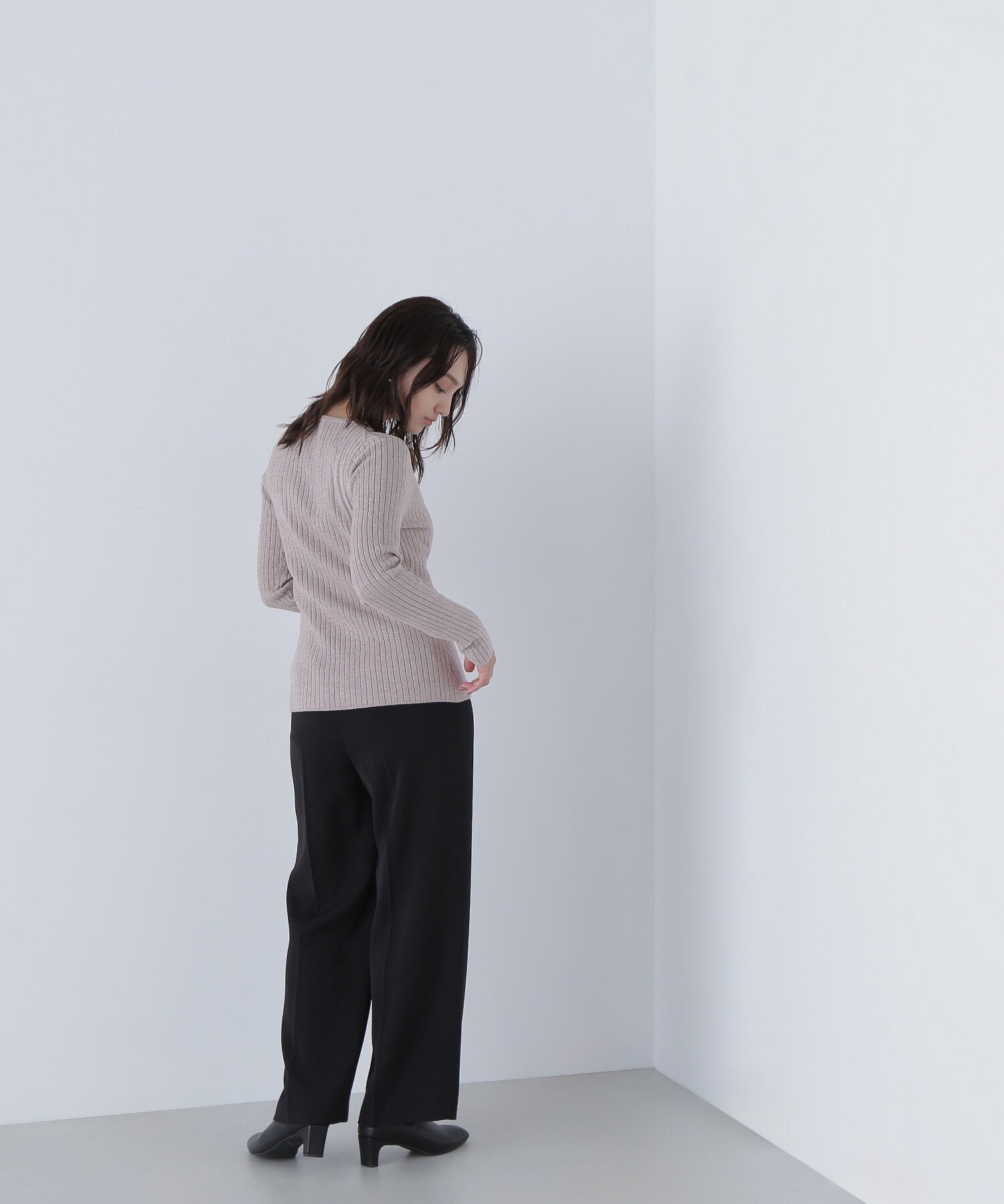  「ラメモールカーディガン」|ニット・セーター|