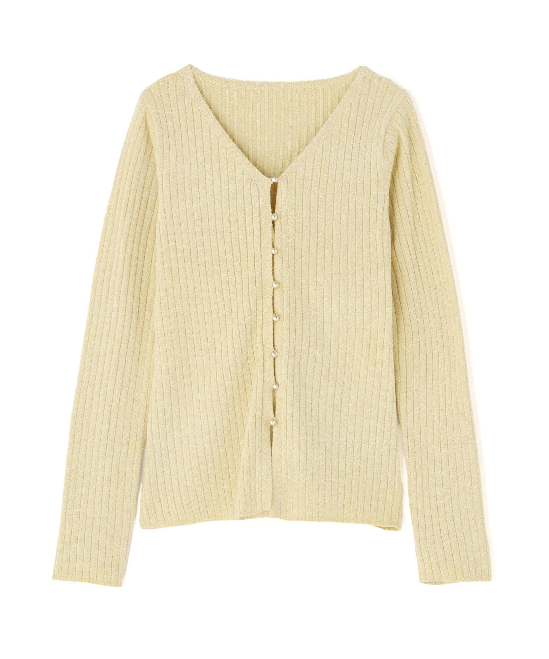  「ラメモールカーディガン」|ニット・セーター|