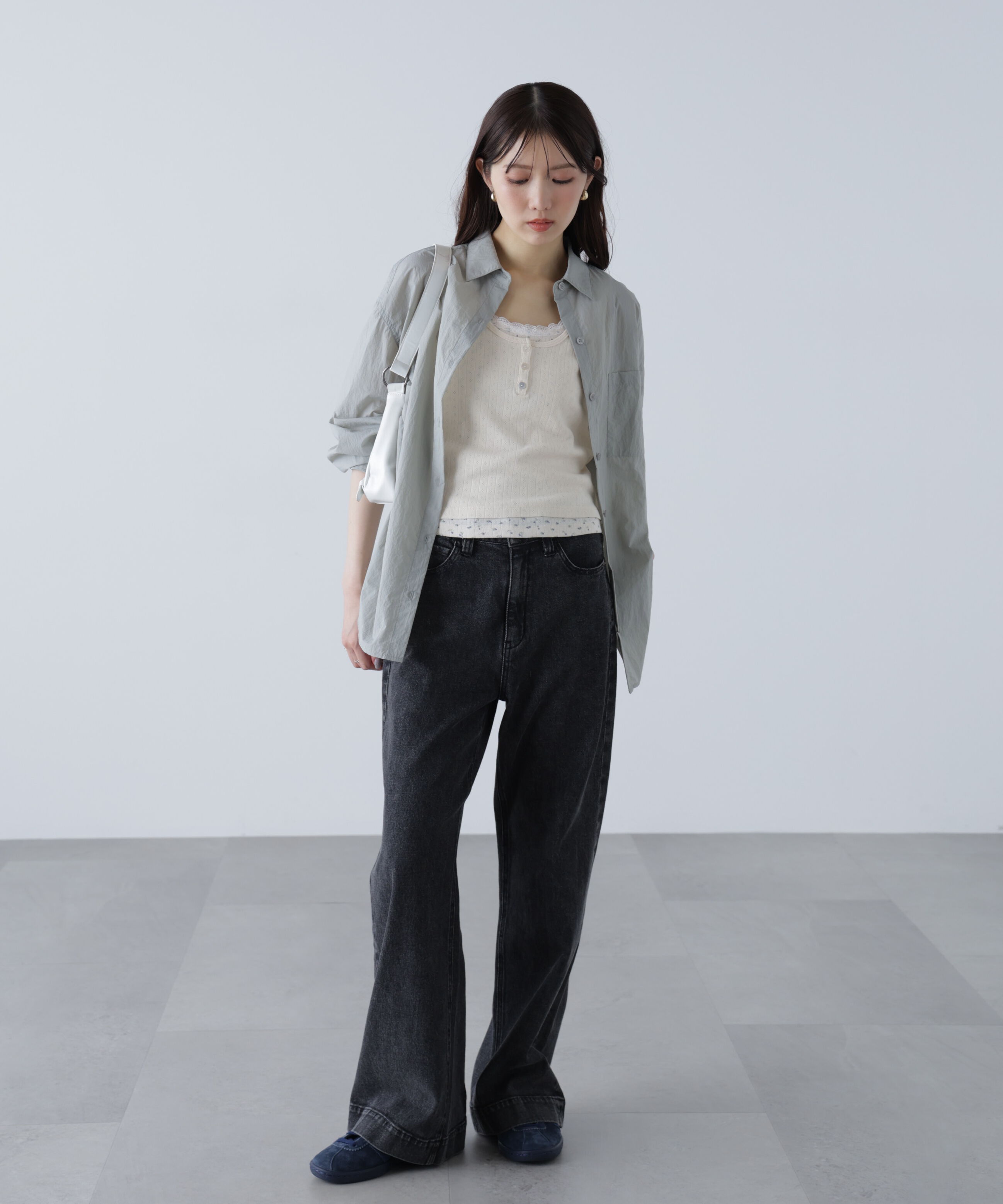  「ナイロンベーシックシャツ」|シャツ・ブラウス|