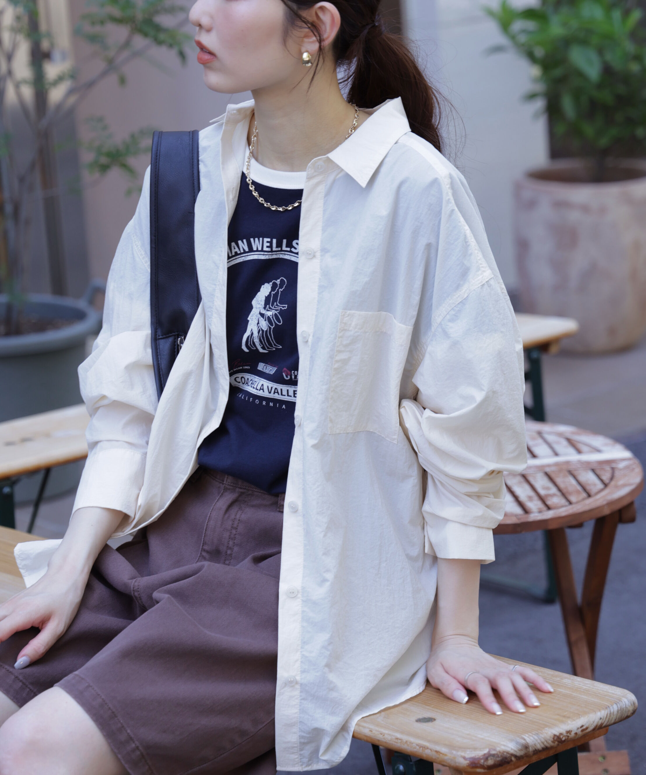  「ナイロンベーシックシャツ」|シャツ・ブラウス|オフ