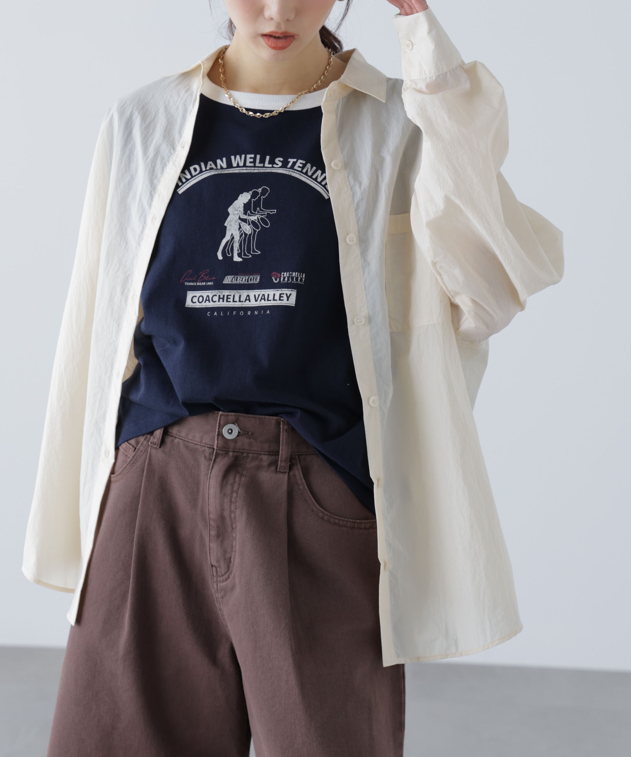  「ナイロンベーシックシャツ」|シャツ・ブラウス|