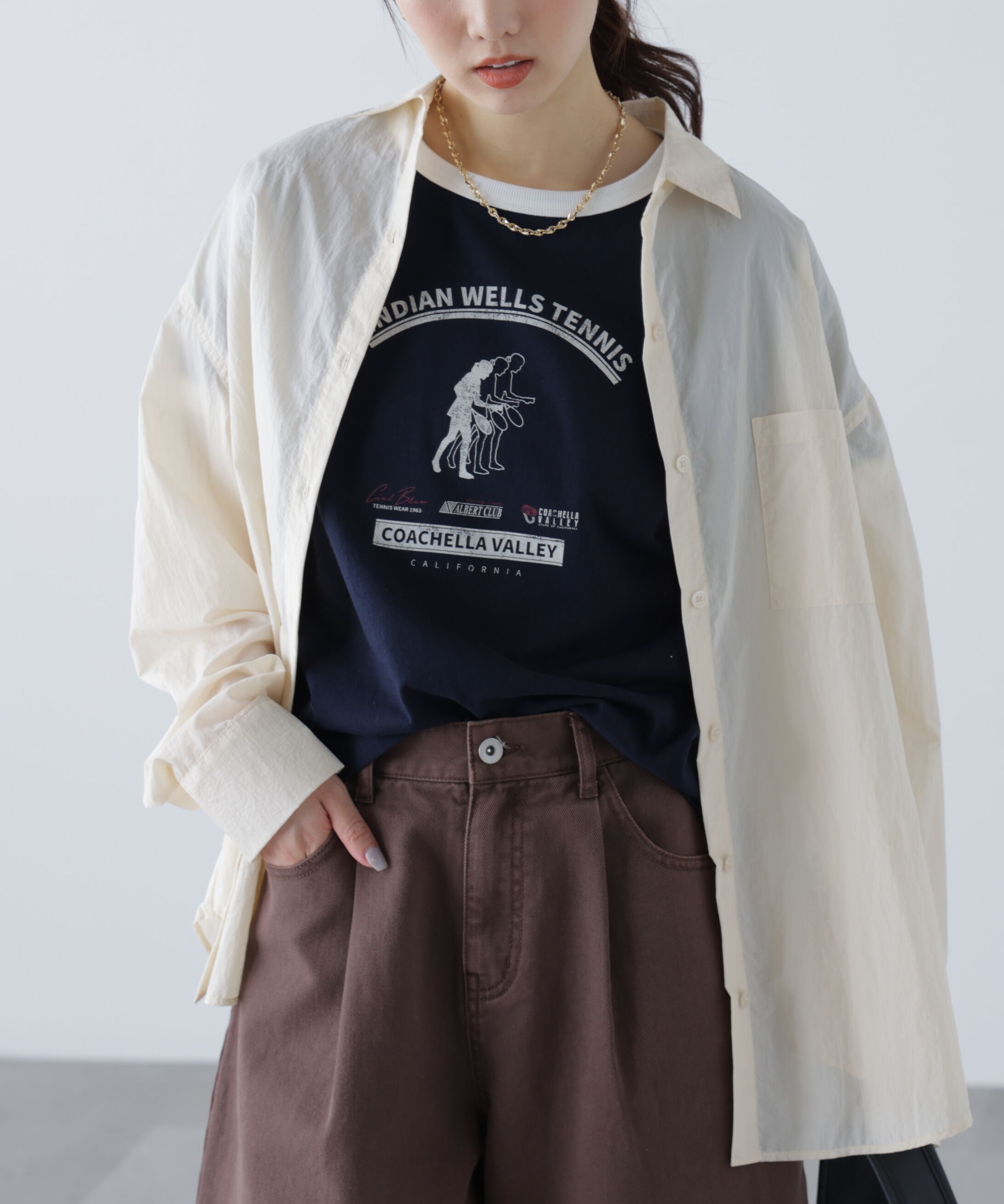  「ナイロンベーシックシャツ」|シャツ・ブラウス|