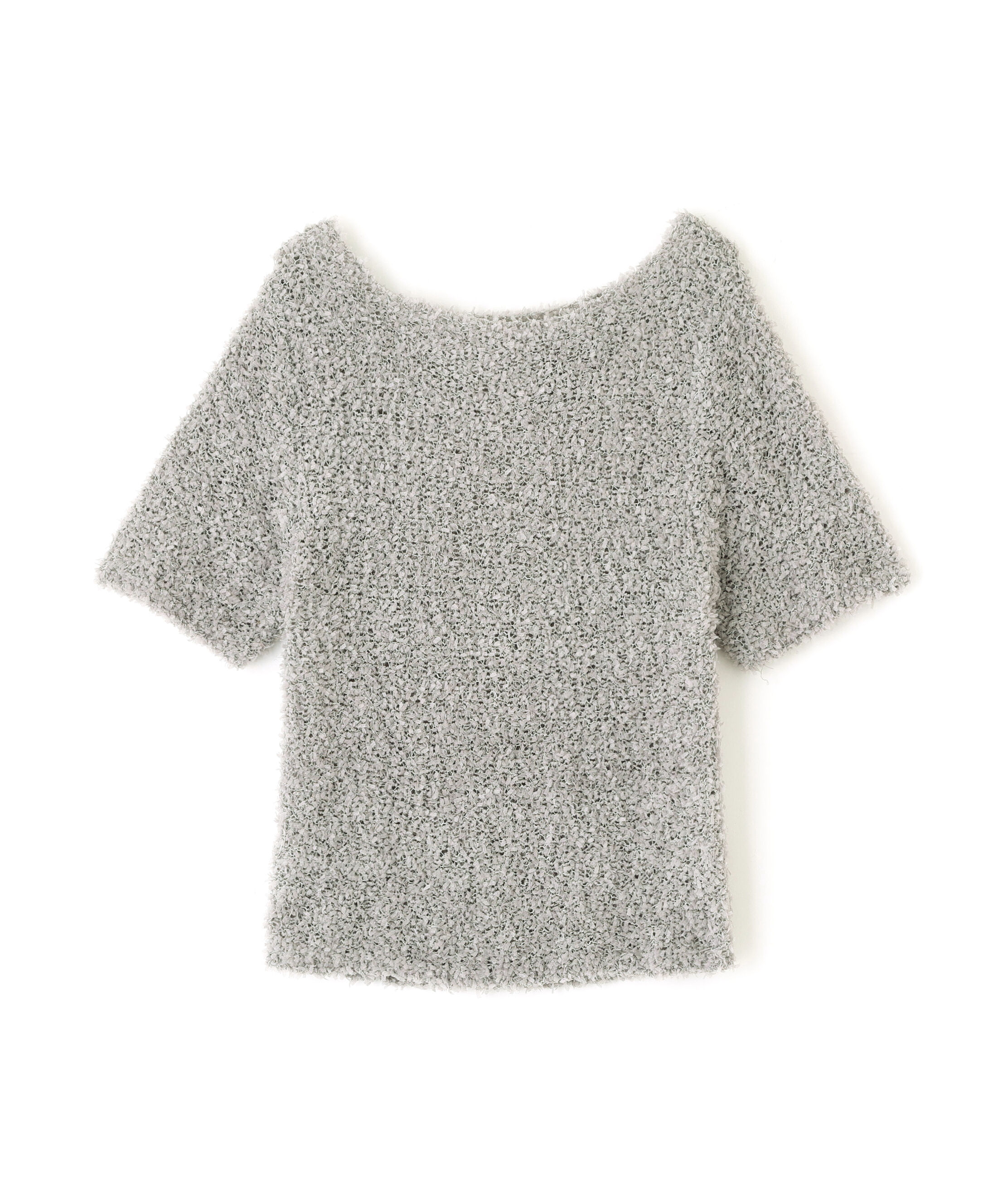  「チョウチョヤーン半袖ニット」|ニット・セーター|