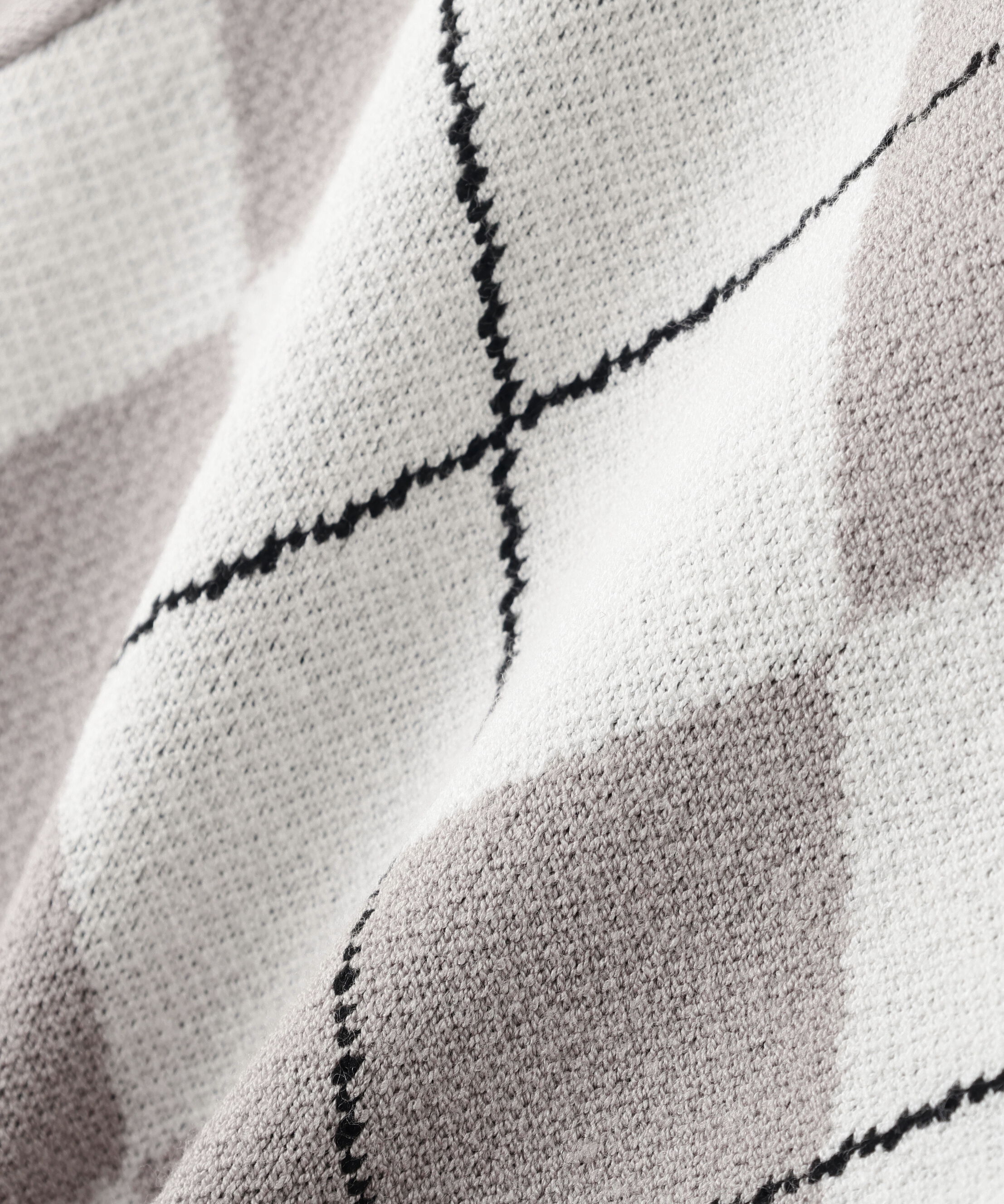  「ポロ衿アーガイルニット」|ニット・セーター|