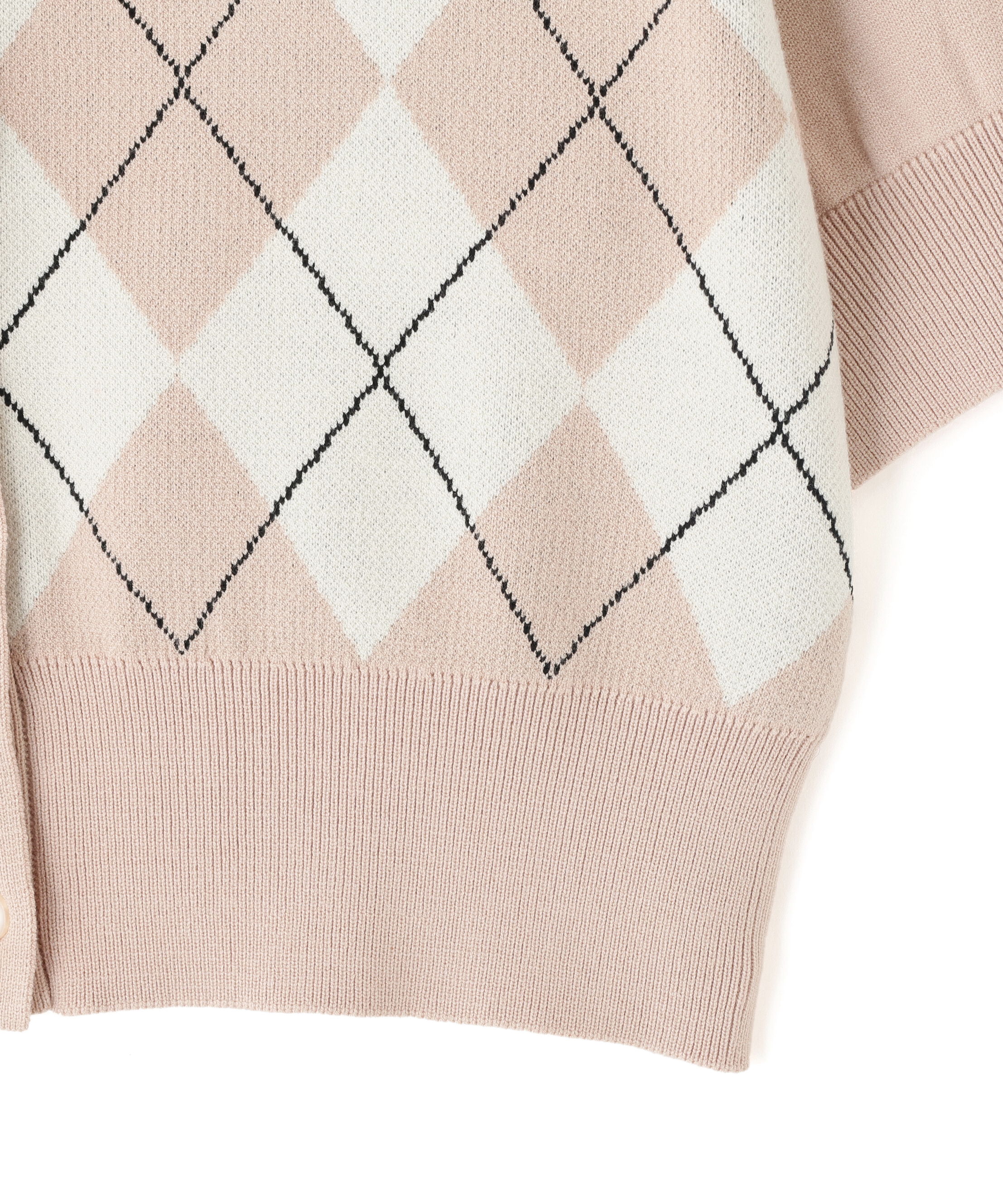  「ポロ衿アーガイルニット」|ニット・セーター|