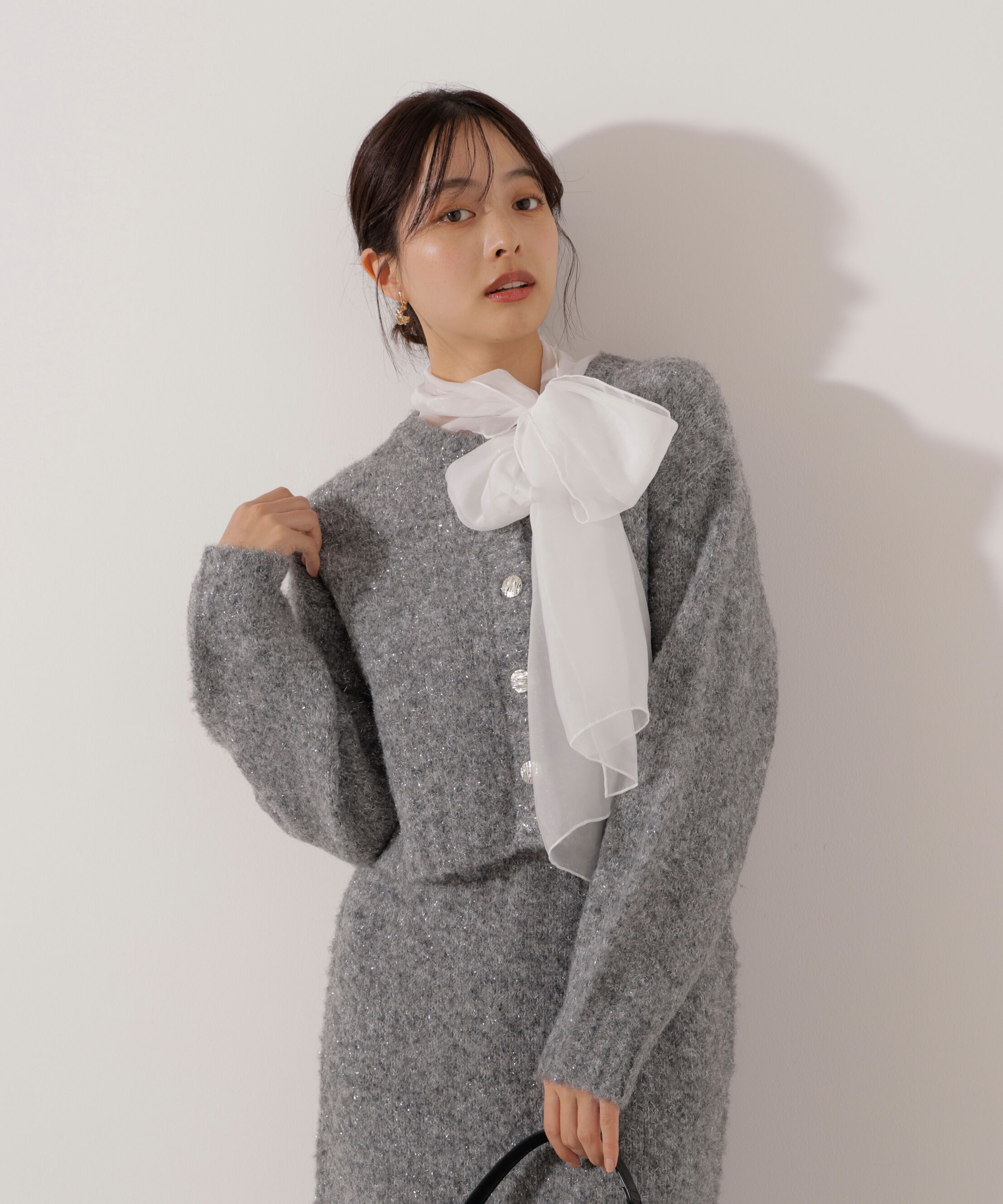 PROPORTION BODY DRESSING「《EDIT COLOGNE》サイドリボンニットSETUP」|ワンピース|