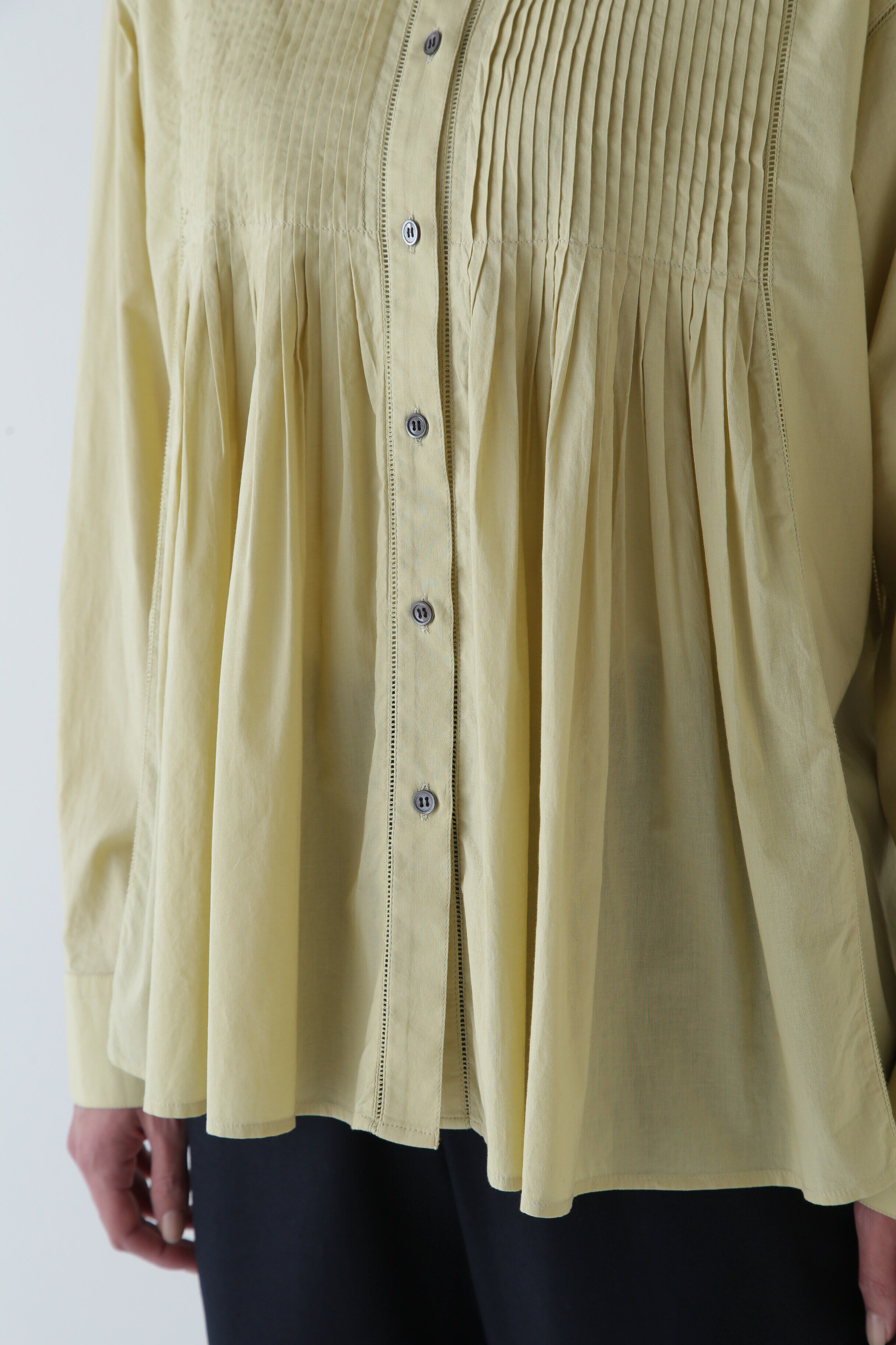  「◆インド綿ピンタックブラウス」|シャツ・ブラウス|