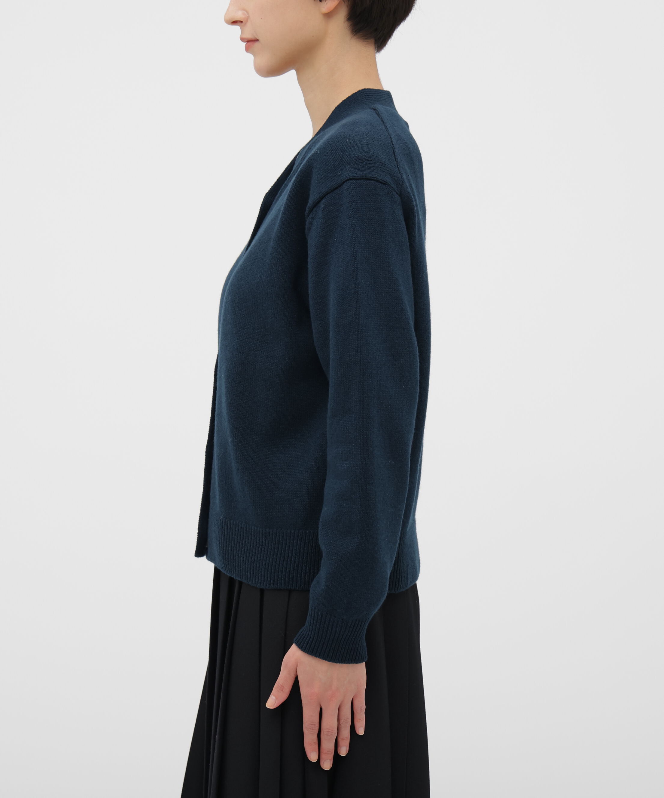  「LAMBSWOOL COTTON KNITWEAR」|カーディガン|