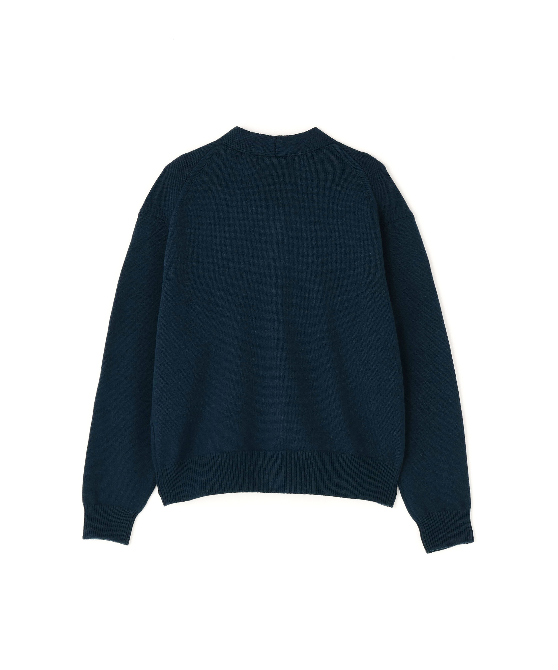  「LAMBSWOOL COTTON KNITWEAR」|カーディガン|