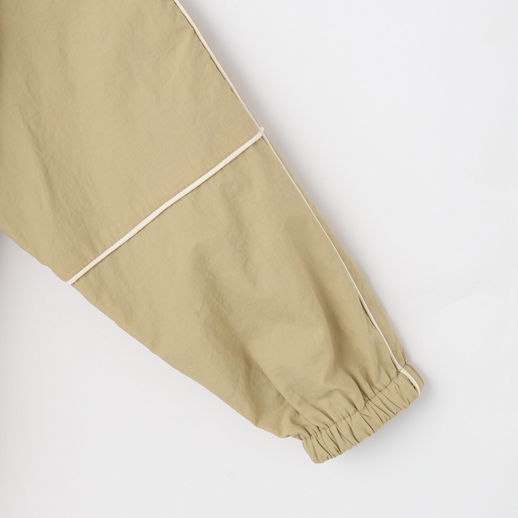 SHOO･LA･RUE「【100-150cm/洗える/男女兼用】スタンドカラー パイピングブルゾン」|ブルゾン・スタジャン|