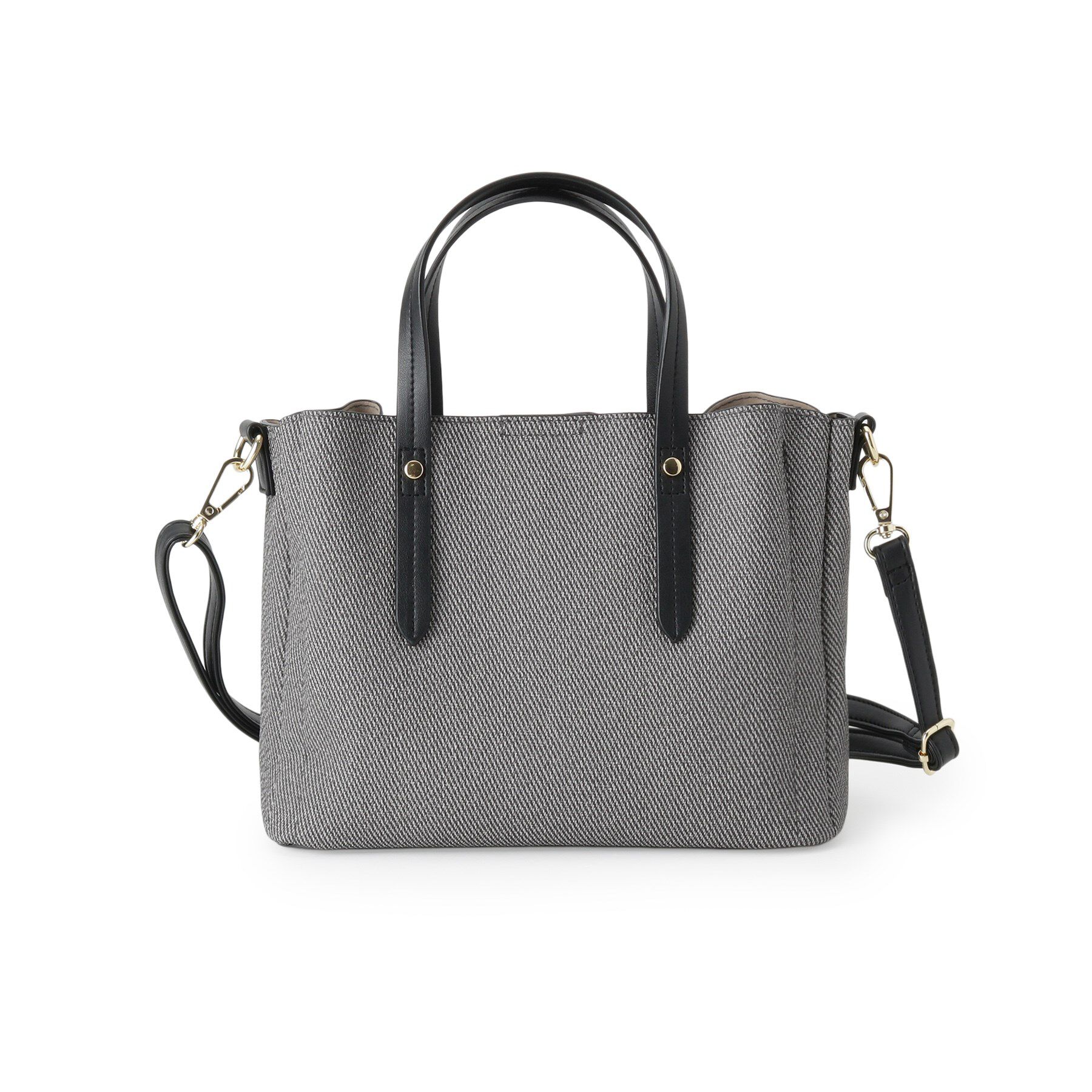 SHOO･LA･RUE「【2WAY】キャンバス風合皮トート」|トートバッグ|