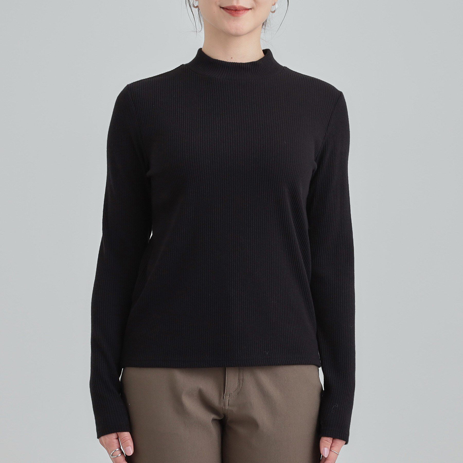 SHOO･LA･RUE「【2点セット/洗濯機可】時短でコーデが決まる ジャンドレ+リブインナー」|ワンピース|