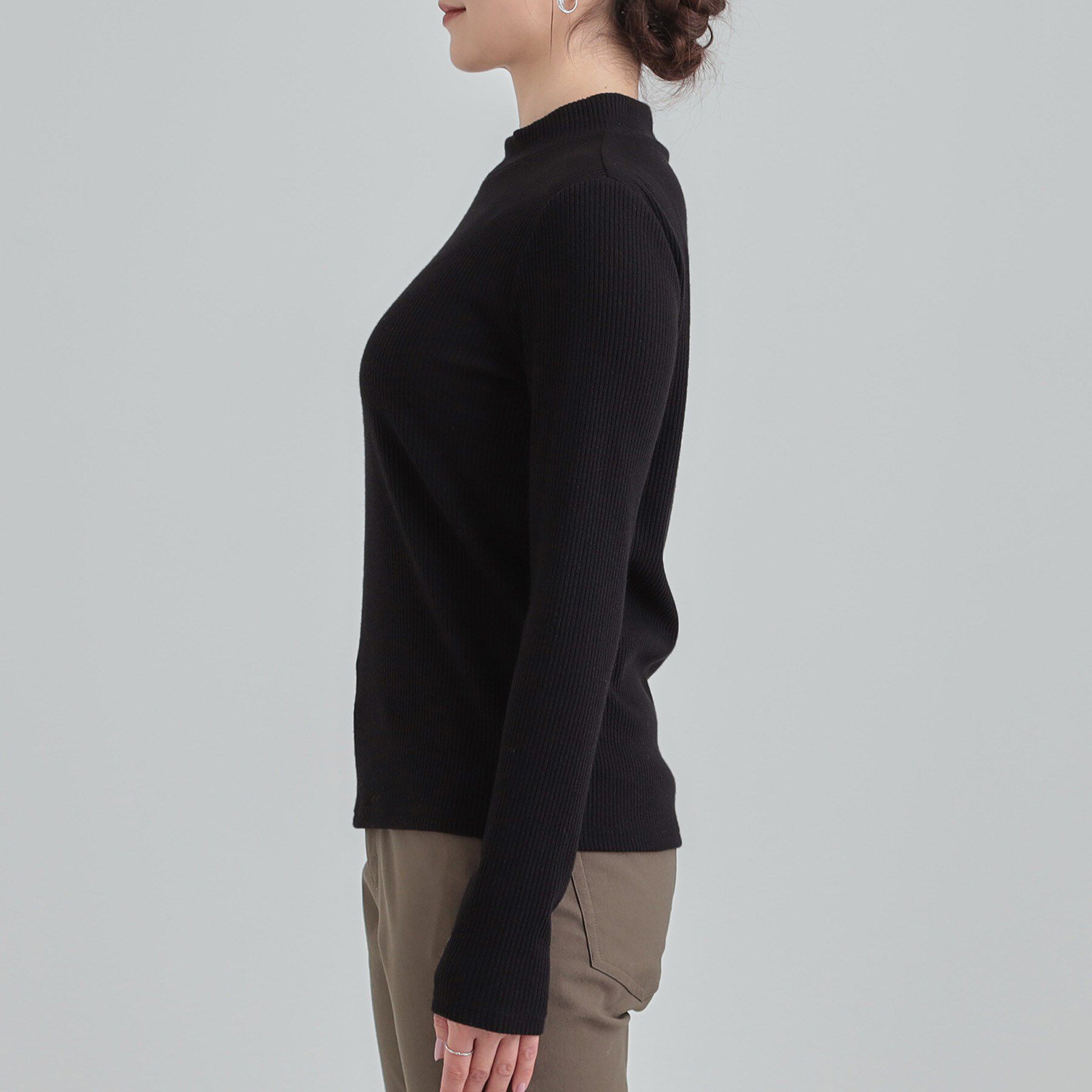 SHOO･LA･RUE「【2点セット/洗濯機可】時短でコーデが決まる ジャンドレ+リブインナー」|ワンピース|