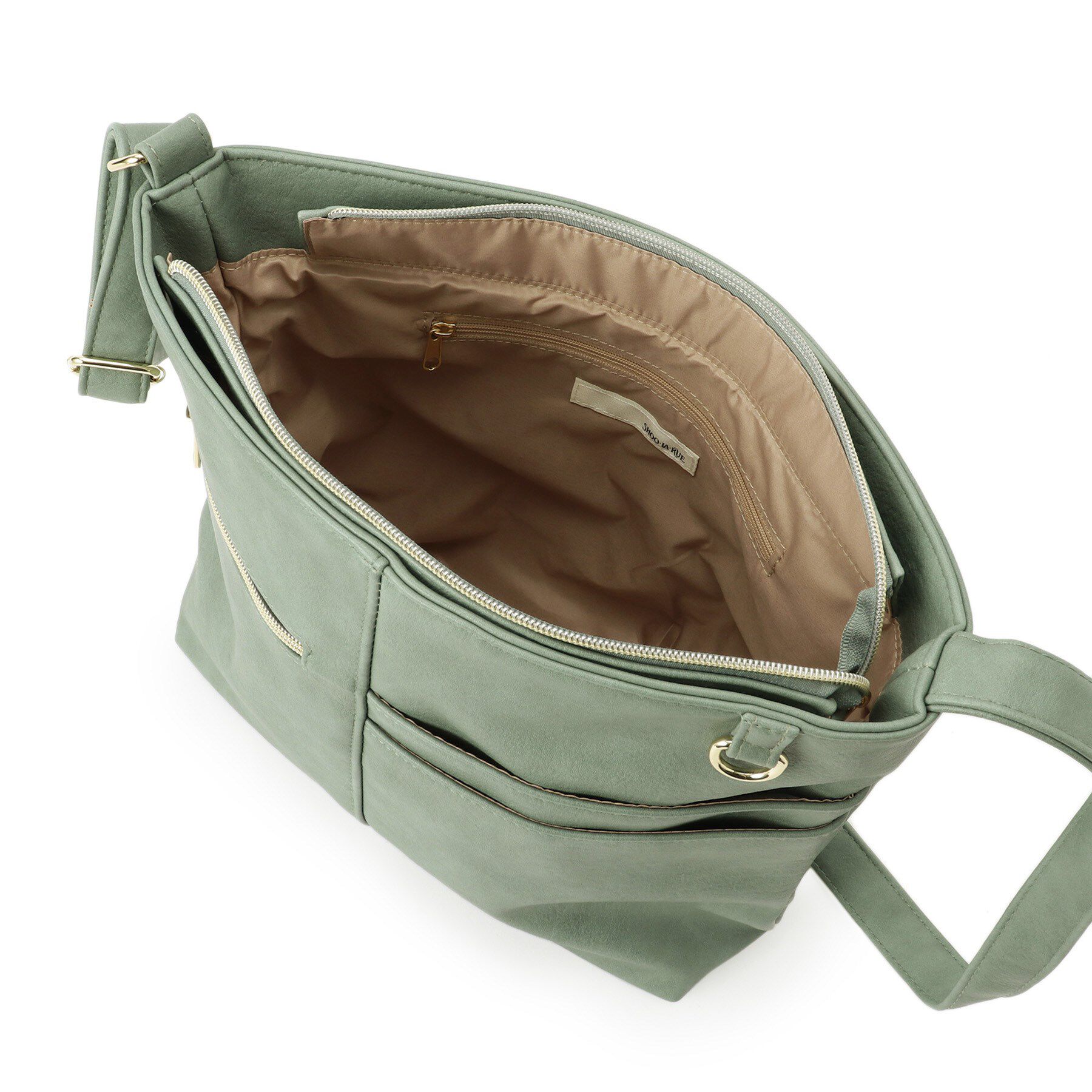 SHOO･LA･RUE「【8ポケット】フロント切り替えショルダーバッグ」|ショルダー・メッセンジャー|