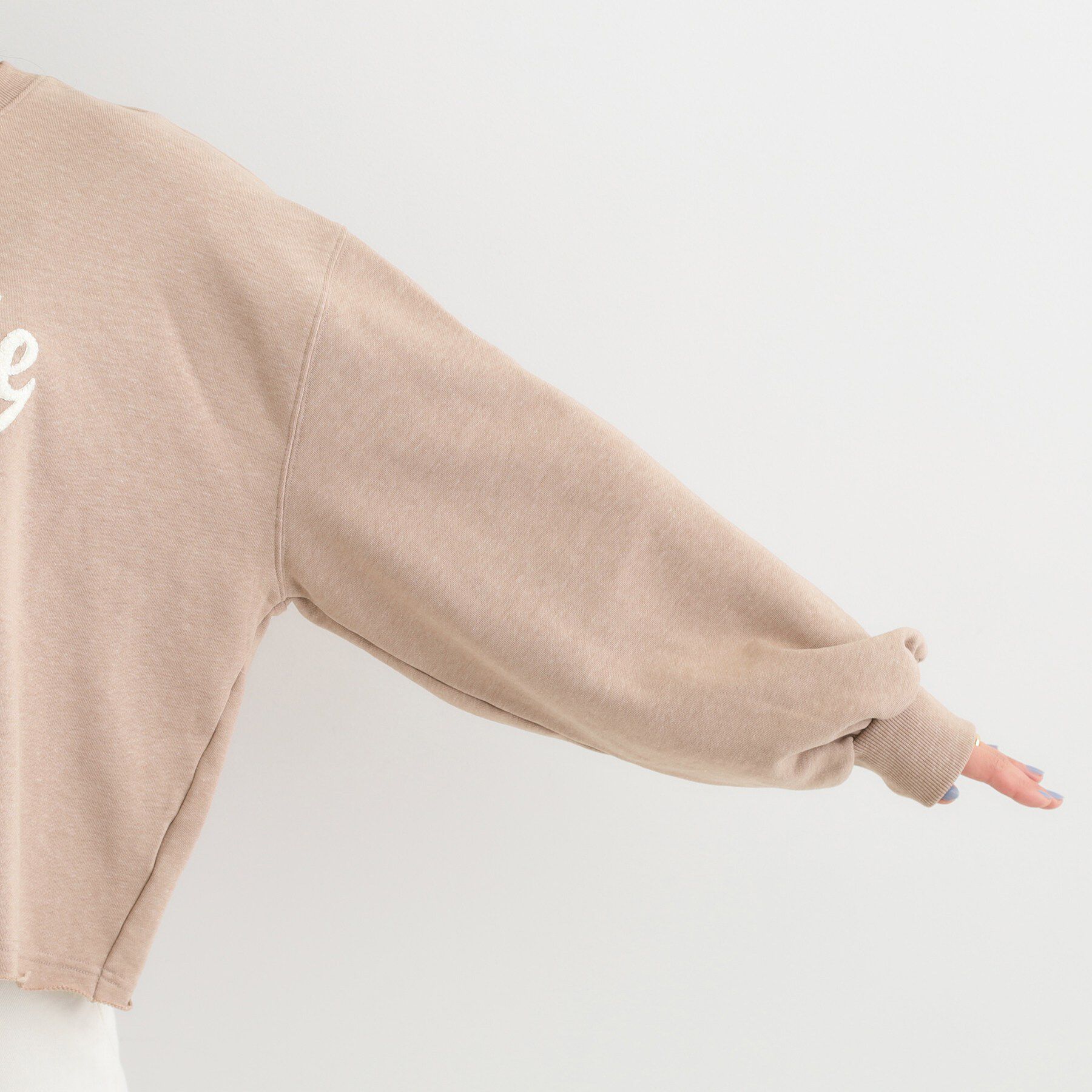 SHOO･LA･RUE「サガラ刺繍アソート裏毛スウェット」|パーカー|