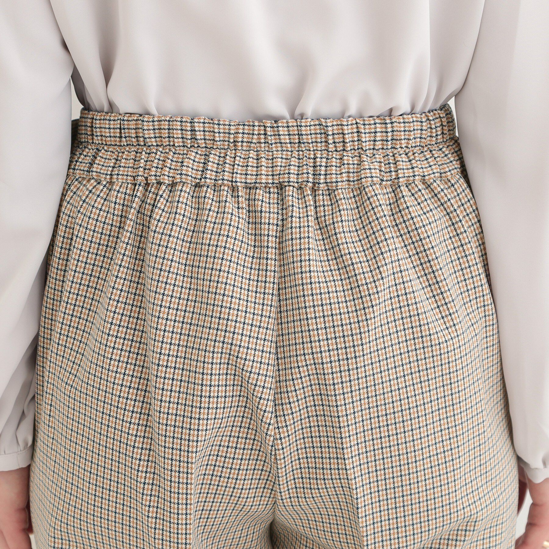 SHOO･LA･RUE「【洗濯機可/S-LL】ベルト風デザインがアクセント きれい見えテーパードパンツ」|その他|