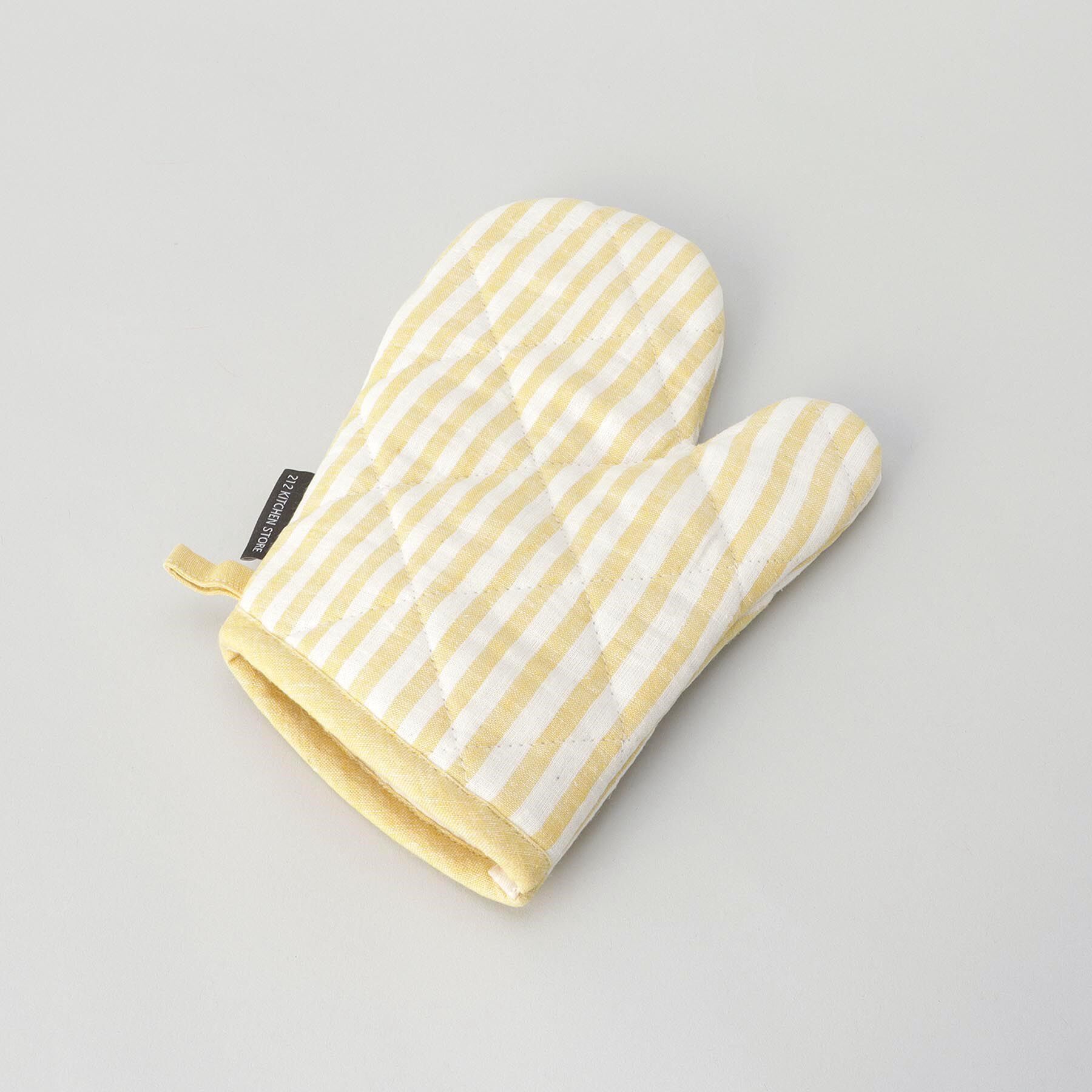 212 KITCHEN STORE「ブロックストライプ リネンコットン ミトン LM ＜212Kオリジナル ＞」|食器・キッチングッズ|