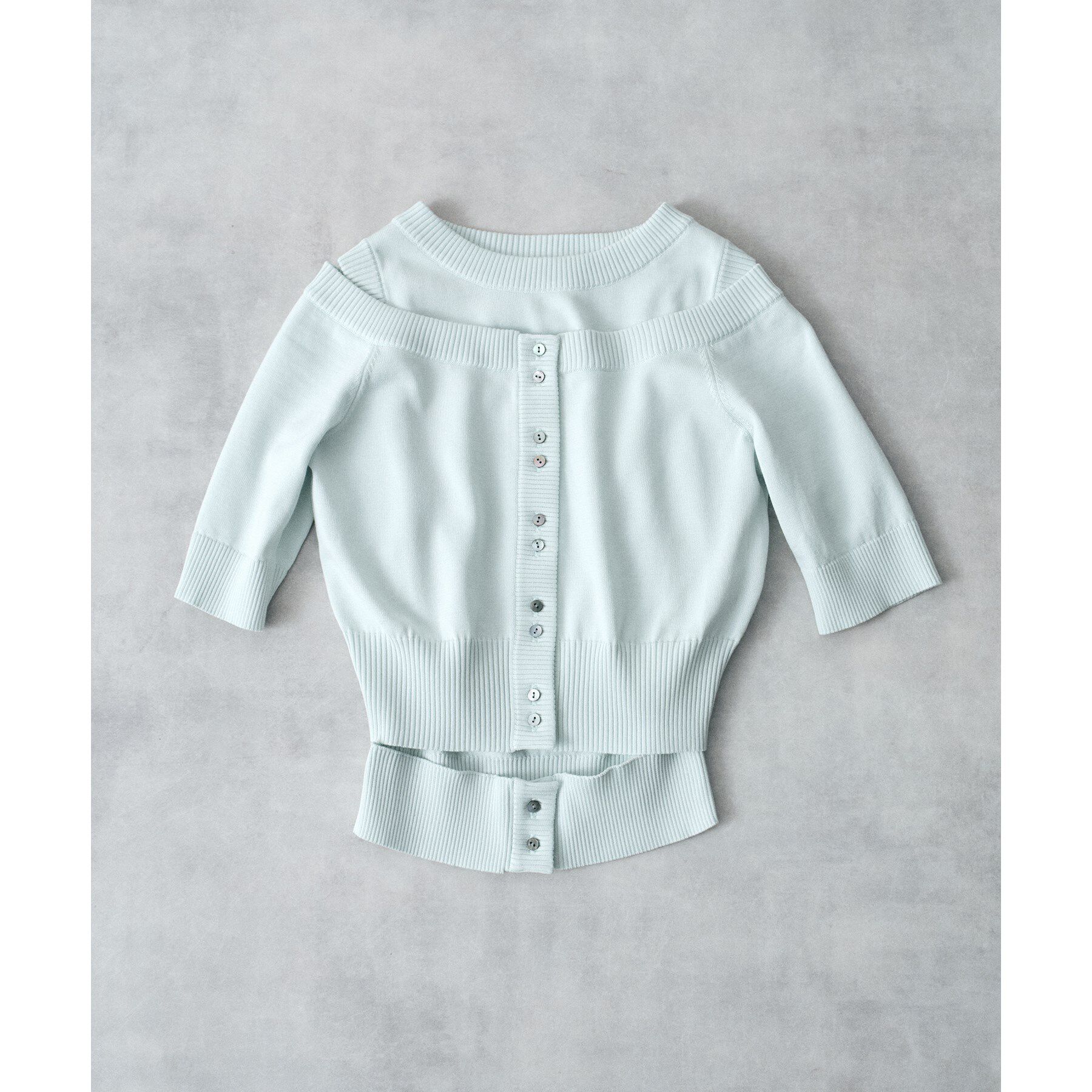 CODE A「design knit short cardigan」|カーディガン|