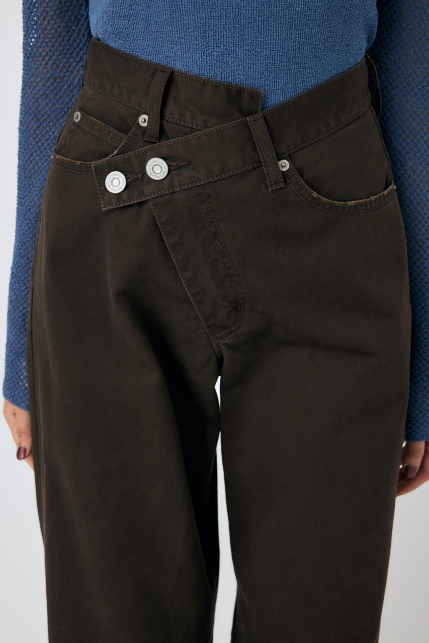 MOUSSY「CROSS CHINO WIDE STRAIGHT」|デニム|