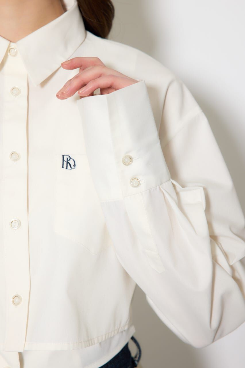 rienda「バックリボンレイヤードシャツ」|シャツ・ブラウス|