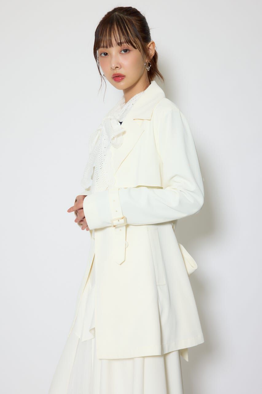 rienda「フラップフレアトレンチコート」|その他|